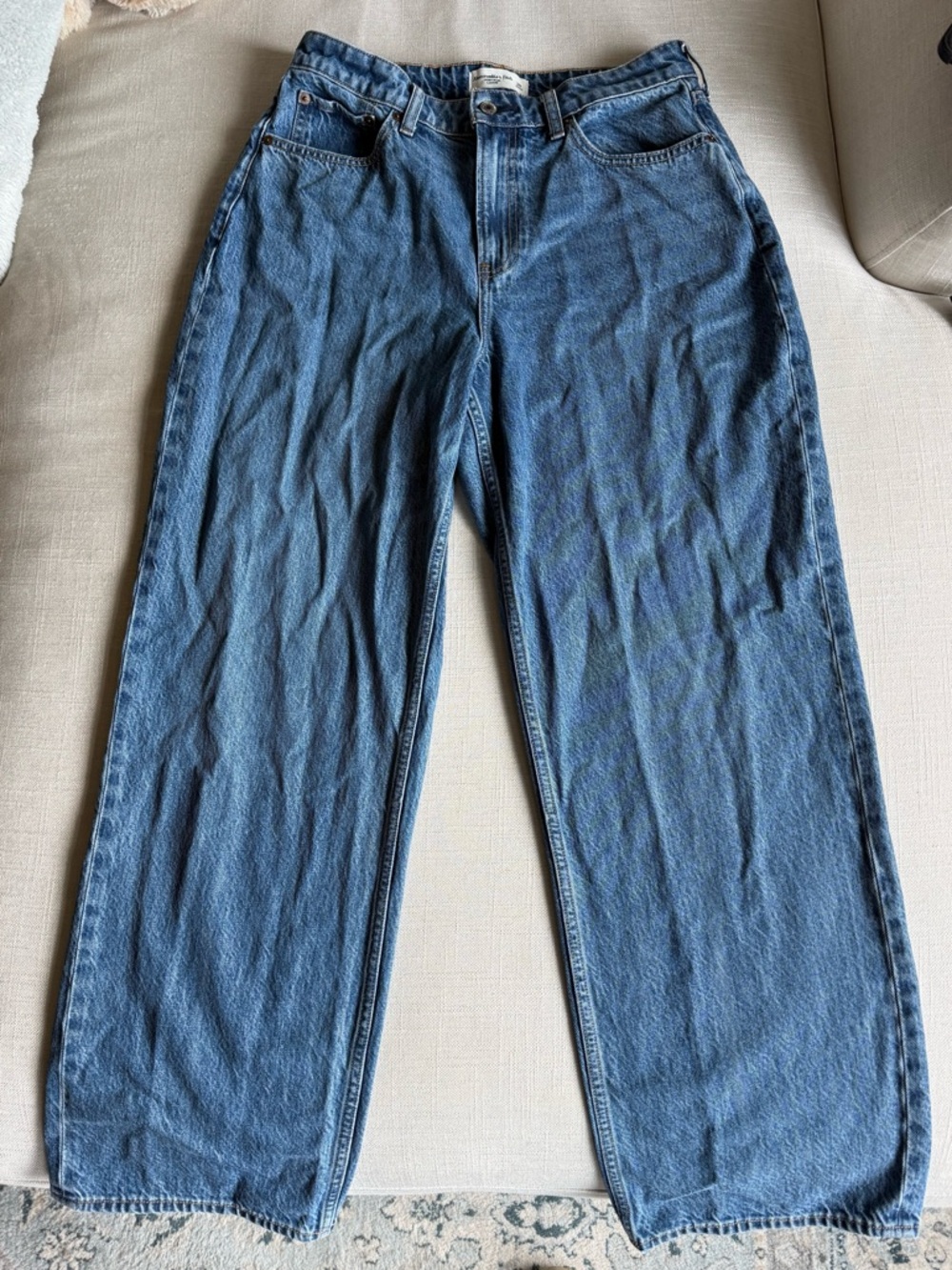 Abercrombie High Rise Loose Jeans